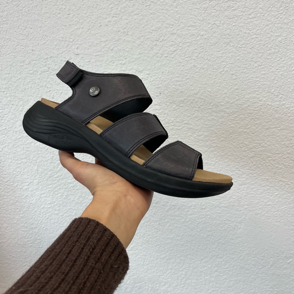 KURU Coda Muse Women’s Black Sandals Size 7 Orthopedic Shoes